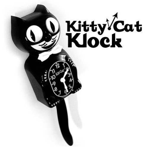 キットキャット　Kit-Cat Klock （ブラック）　時計 Kit Cat Klock キットキャットクロック ブラック 価格が変更しま