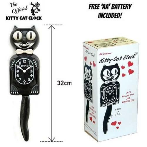 Kitty-Cat Klock(クラシックブラック) キティーキャットクロック