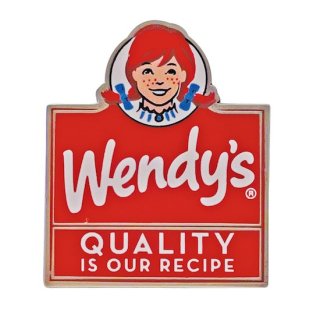 Wendy's PINS【QUALITY IS OUR RECIPE】ピンバッジ ウェンディーズ 