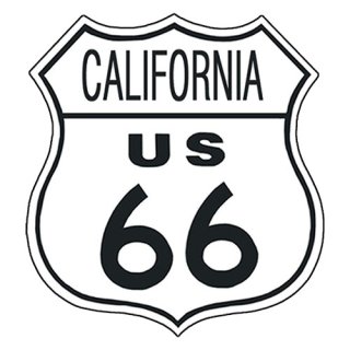 アルミニウム サイン RT 66 SHIELD CALIFORNIA カリフォルニア