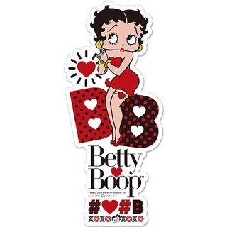 ベティーブープ  Betty Boop™ ラージ サイズ ダイカット ステッカー 24.0cm