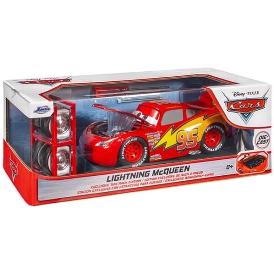 JADATOYS 1:24 DISNEY PIXAR CARS LIGHTNING McQUEEN with TIRE JADATOYS 1:24 DISNEY PIXAR CARS LIGHTNING McQUEEN with TIRE