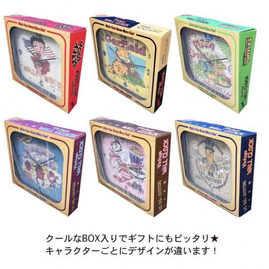 【USA製】Betty Boop ベティブープ　 ウォールクロック　壁掛け時計 WALL CLOCK 壁掛け 時計 BETTY BOOP ベティ - 新潟のアメリカン