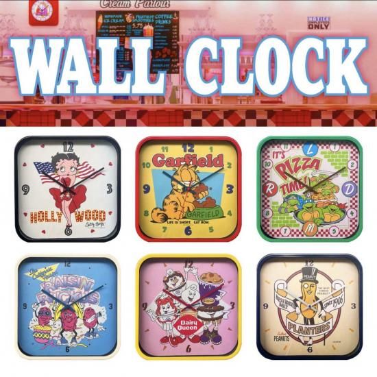 WALL CLOCK 壁掛け 時計 カリフォルニアレーズンズ - 新潟の