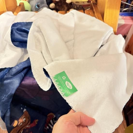 マクドナルド 特大 ファミリー ブランケット ネイビー 柄 McDonald's