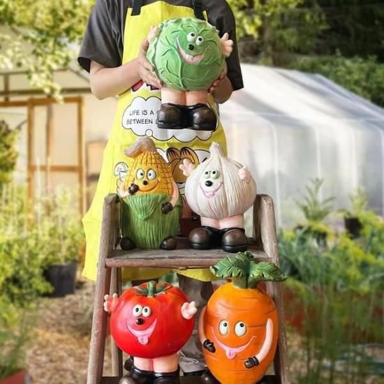 * vintage vegetable ❀ お野菜 オーナメント set (B) vintage vegetable ❀ お野菜 オーナメント set (B)