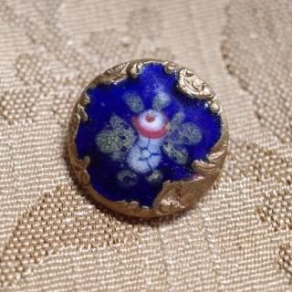 ⬇️【希少】アンティーク エナメル手書き　ボタン エナメルボタン - アンティーク手芸材料の通販サイト antique