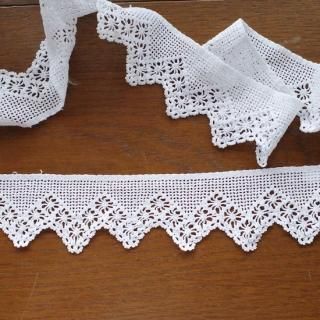 プレスガラス 小皿 デザート皿 レース皿 和ガラス 輪花