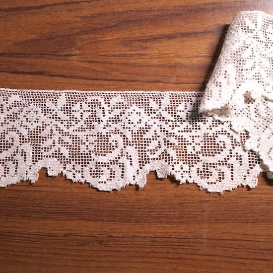大きめのレース 6.8cm x 50cm - アンティーク手芸材料の通販サイト