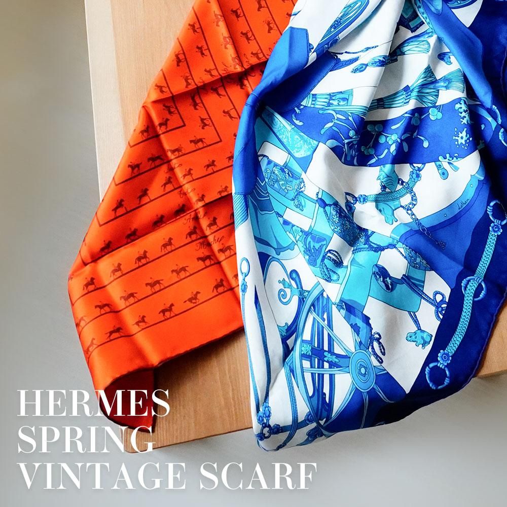 HERMES SPRING VINTAGE SCARF 