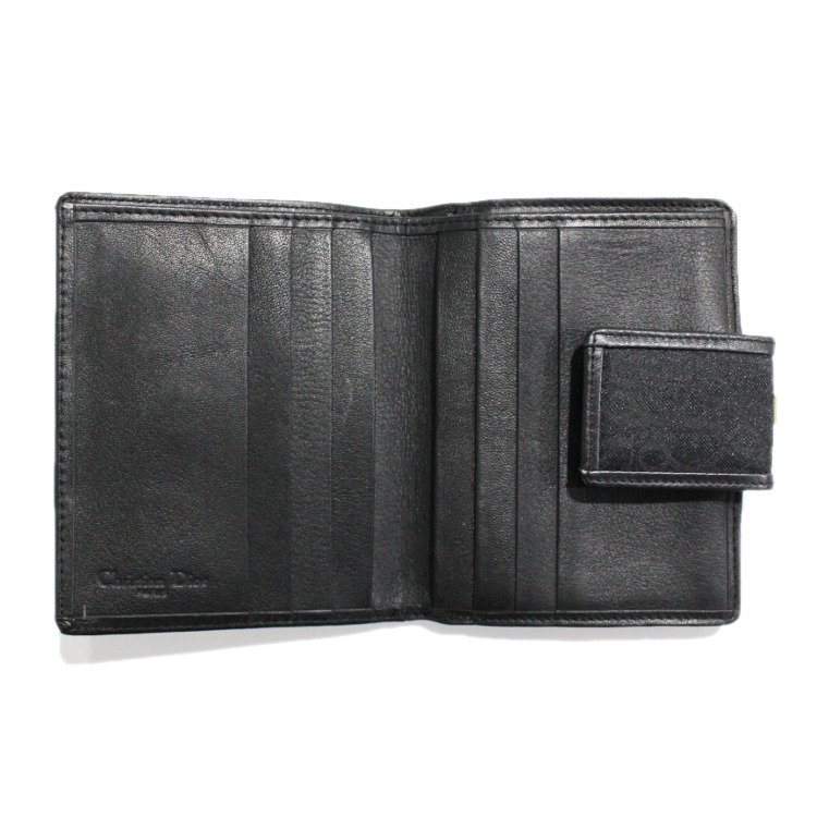 ロゴ総柄がま口二つ折り財布 ヴィンテージ|ディオール Dior - 【公式 