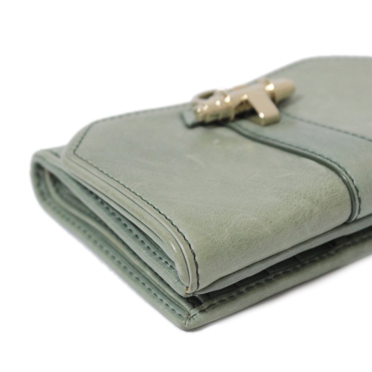 GIVENCHY ジバンシー ヴィンテージロゴ金具レザー二つ折り財布 - ヴィンテージブランドの通販ショップRILISH