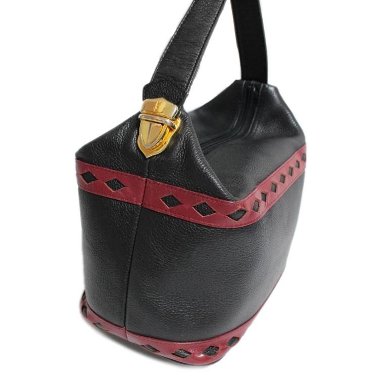 イヴ・サンローラン　ビンテージ　ダイヤモチーフハンドバッグ ダイヤカットバニティハンドバッグ ヴィンテージ|イヴサン