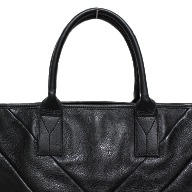 当季大流行 ステッチレザートートバッグ YSL ヴィンテージ|イヴサンローラン バッグ