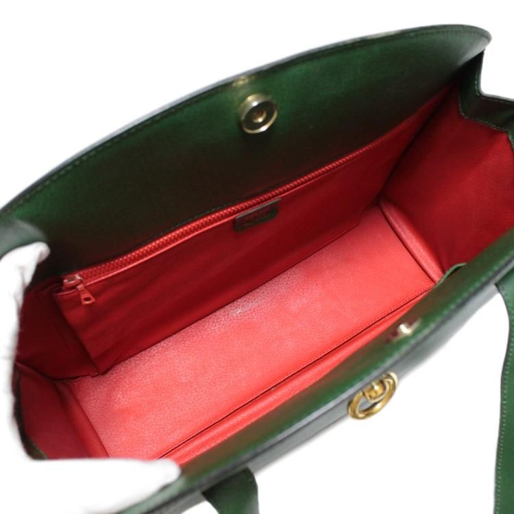 Celine セリーヌ ヴィンテージロゴサークル金具レザーショルダーバッグ グリーン ヴィンテージブランドの通販ショップrilish