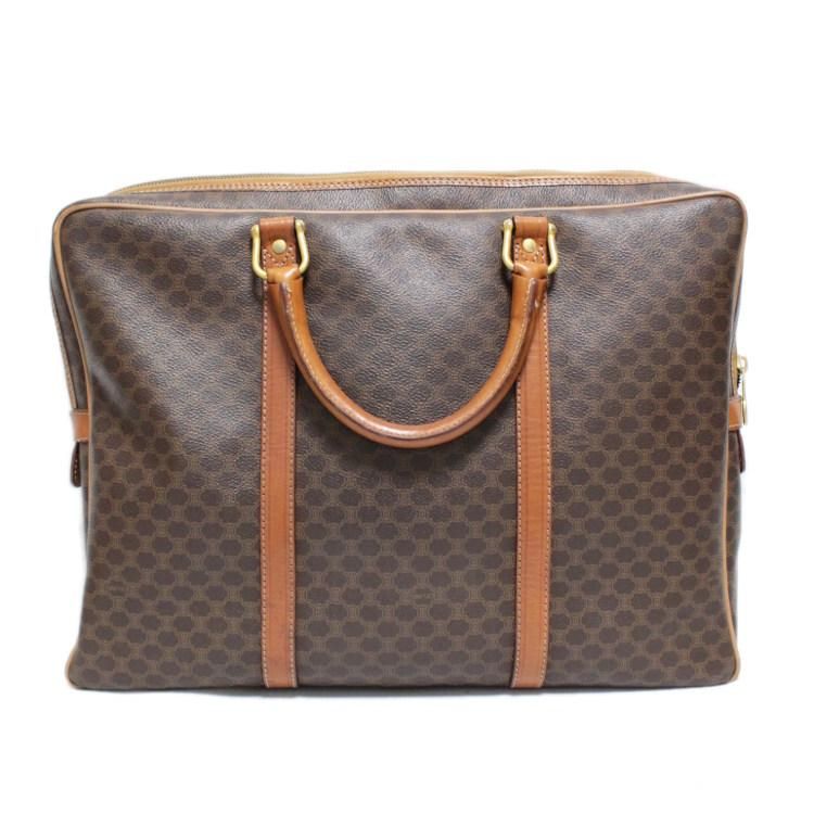セリーヌ　マカダム柄　ハンドバッグ　ビジネスバッグ マカダム柄ビジネスハンドバッグ ヴィンテージ|セリーヌ CELINE