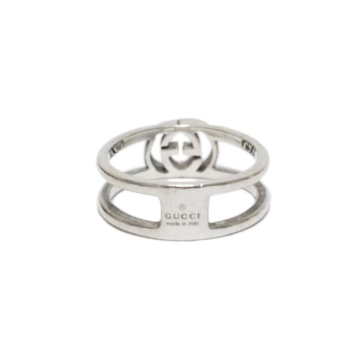 【新作入荷!!】 GGシルバーリング 【公式】Rilish - GUCCI ヴィンテージ|グッチ アクセサリー