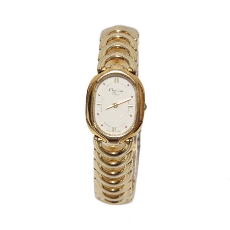 ゴールドチェーンQZ腕時計 3024 ヴィンテージ|ディオール Dior 