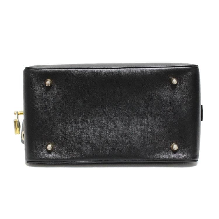 ロゴレザーミニボストンハンドバッグ ヴィンテージ|プラダ PRADA