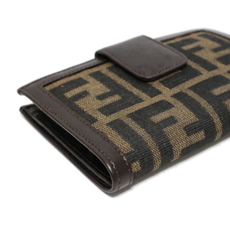 FENDI フェンディ ヴィンテージズッカ柄がま口二つ折り財布 - ヴィンテージブランドの通販ショップRILISH