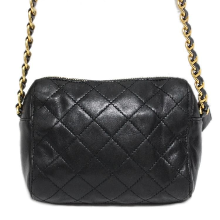 PRADA GOLDメタル ミニハンドバッグ ビンテージ