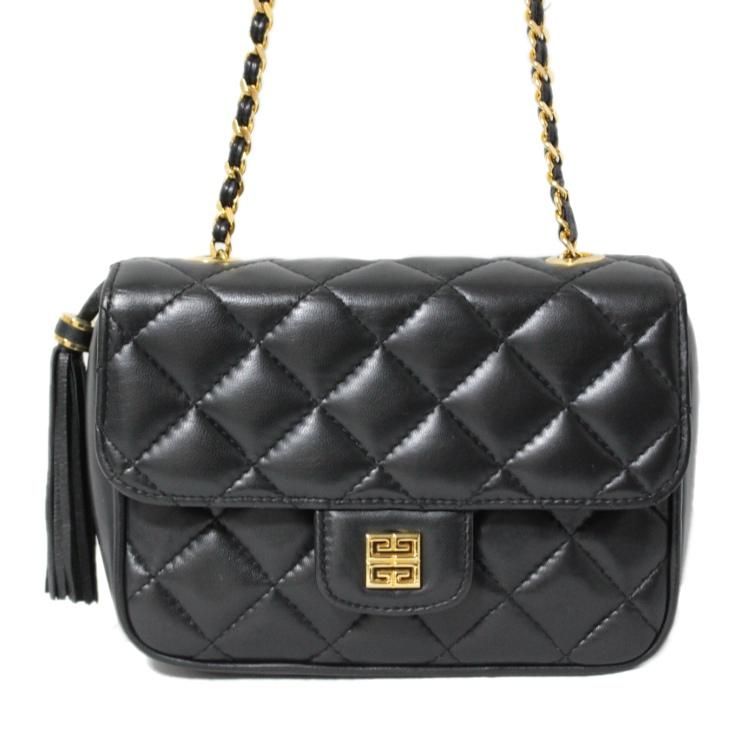 Givenchy ジバンシー ヴィンテージキルティングレザーミニチェーンショルダーバッグ ヴィンテージブランドの通販ショップrilish