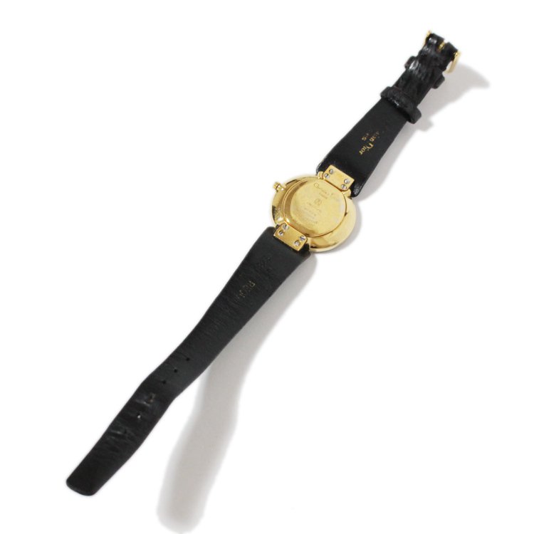 ビンテージ時計shop専用美品！Christian Dior バキラ ７Pダイヤ  腕時計 546