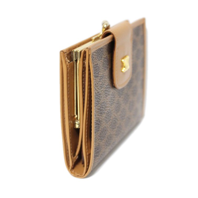 CELINE セリーヌ ヴィンテージマカダム柄がま口二つ折り財布 - ヴィンテージブランドの通販ショップRILISH