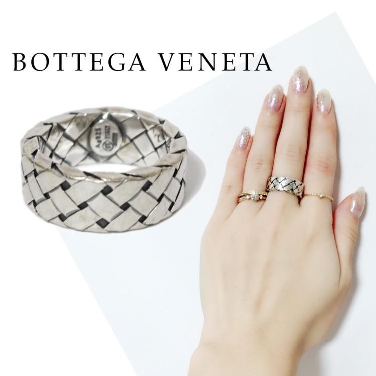 ボッテガヴェネタ bottega veneta イントレチャート シルバーリング