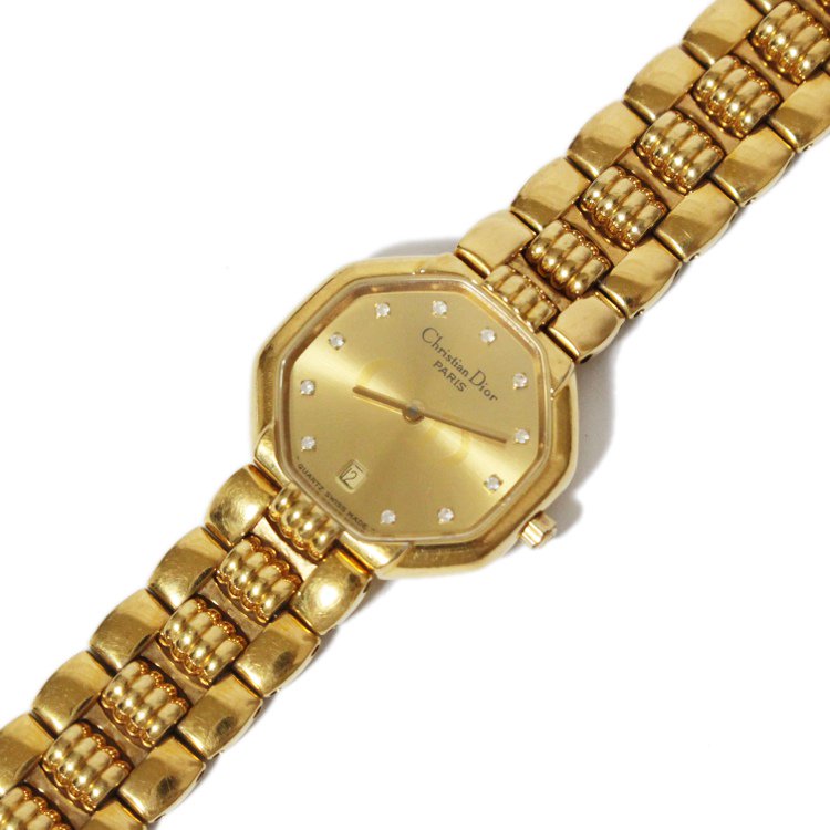 オクタゴンゴールドQZ腕時計 ヴィンテージ|ディオール Dior - 【公式 
