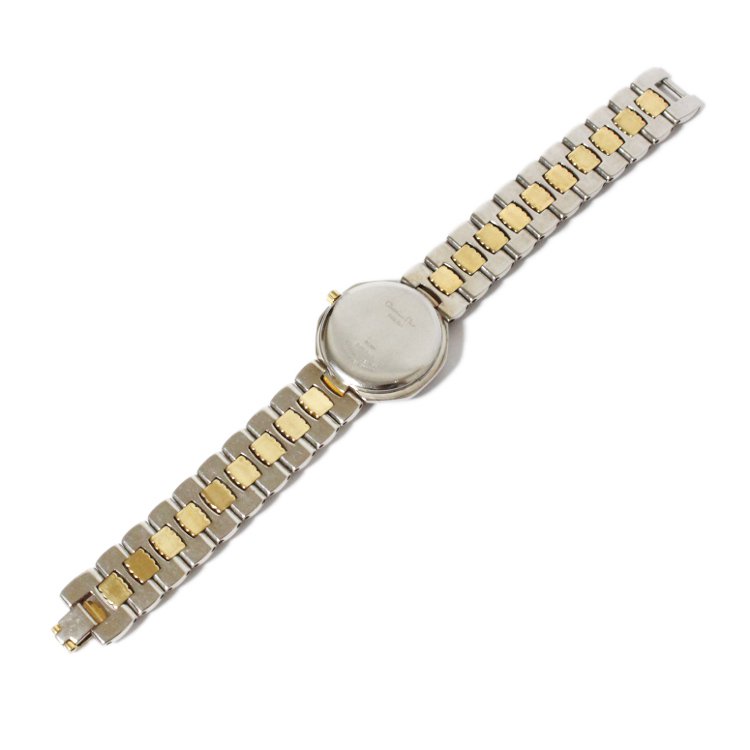 オクタゴンコンビカラーQZ腕時計 ヴィンテージ|ディオール Dior 