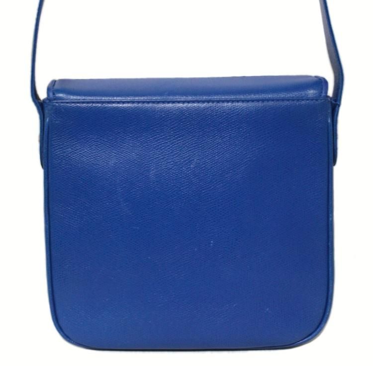 レザーショルダーバッグ ブルー ヴィンテージ|エムシーエム MCM