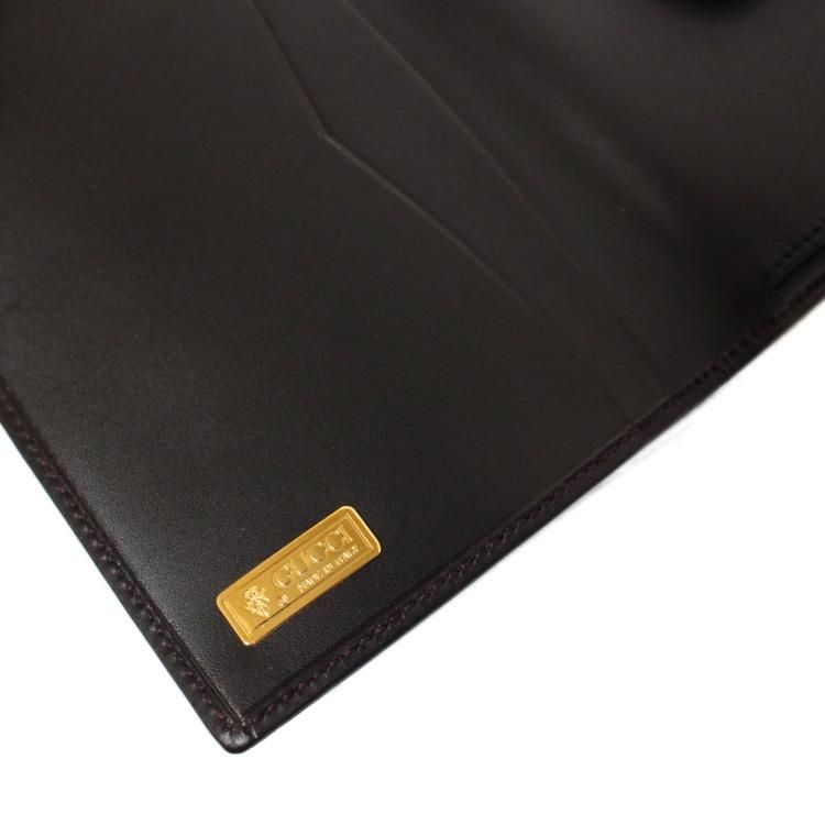 GGレザーがま口二つ折り財布 ヴィンテージ|グッチ GUCCI
