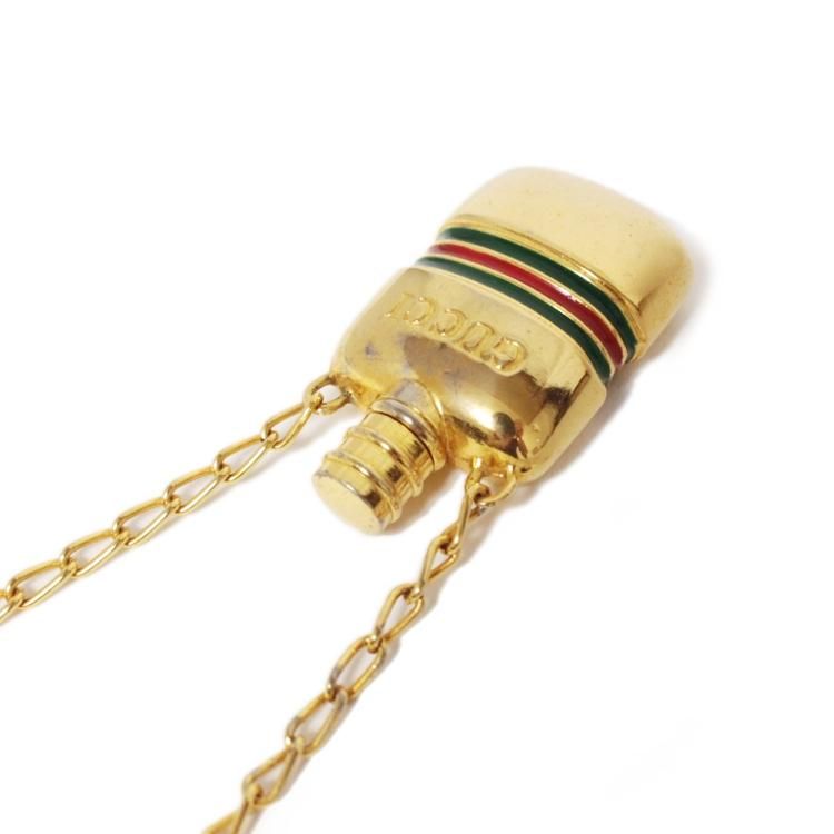シェリーロゴパフュームボトルネックレス ヴィンテージ|グッチ GUCCI ...