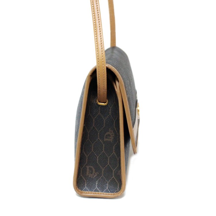 Dior ディオール ヴィンテージ<br>ハニカム柄コンパクトショルダーバッグ