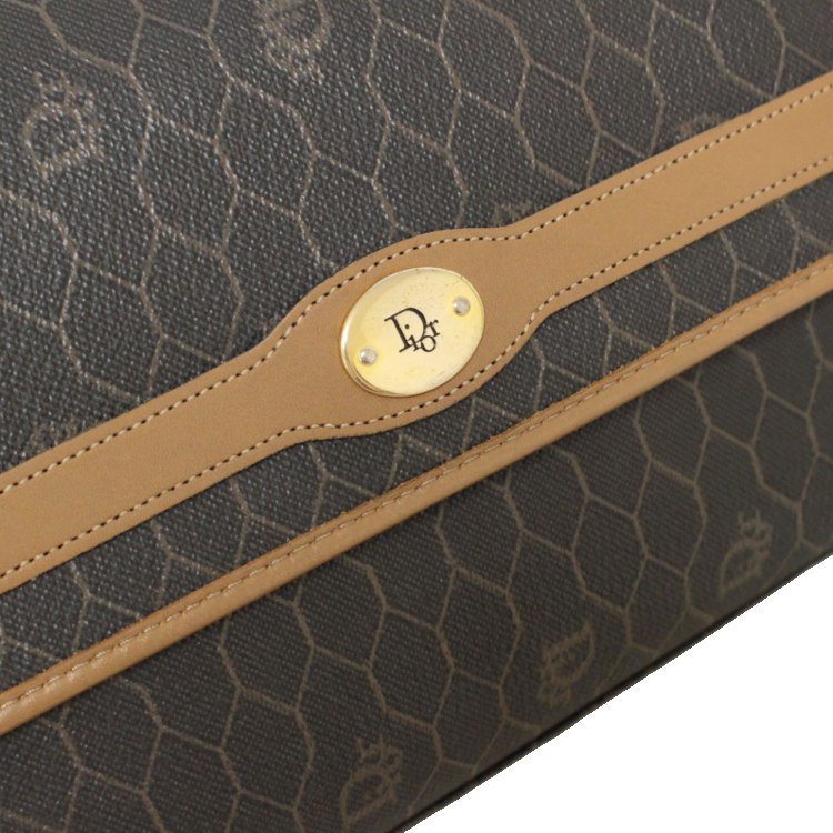 Dior ディオール ヴィンテージ<br>ハニカム柄コンパクトショルダーバッグ