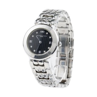 BALENCIAGA バレンシアガ ヴィンテージ<br>シルバーラインストーンQZ腕時計の商品画像