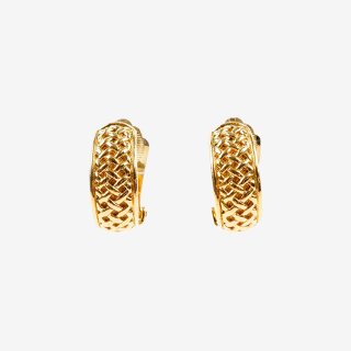 ハーフフープゴールドイヤリング ゴールド ヴィンテージ|ディオール Diorの商品画像