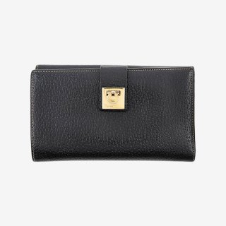 ガンチーニ二つ折り財布 ブラック ヴィンテージ|フェラガモ Ferragamoの商品画像