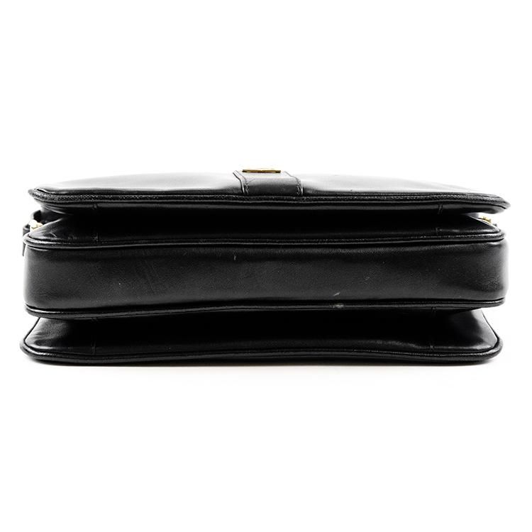 □レア□ GIVENCHY ヴィンテージ 黒 ゴールド金具 ショルダーバッグ