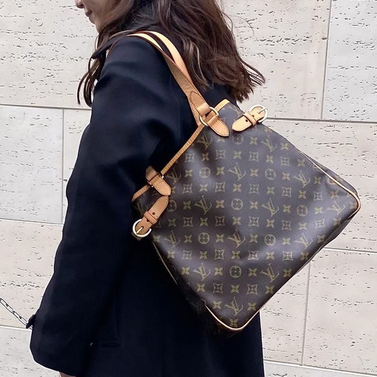 【LOUIS VUITTON】ルイヴィトン バティニョール ヴェルティカル トートバッグ モノグラム M51153 SA0079/md15235ik