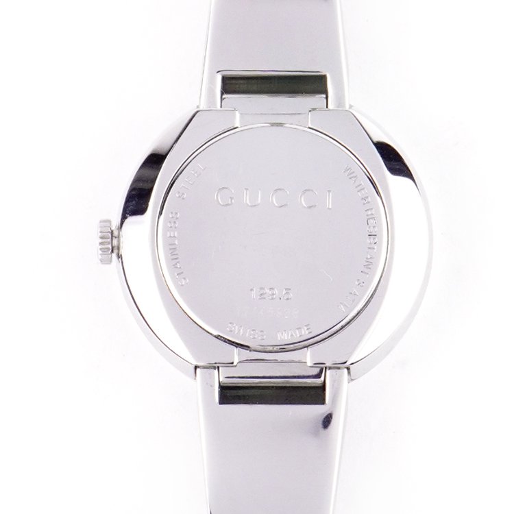 ユープレイ129.5 QZ腕時計 ホワイト×シルバー ヴィンテージ|グッチ GUCCI - 【公式】Rilish  VINTAGE｜ハイブランドヴィンテージの通販セレクトショップ