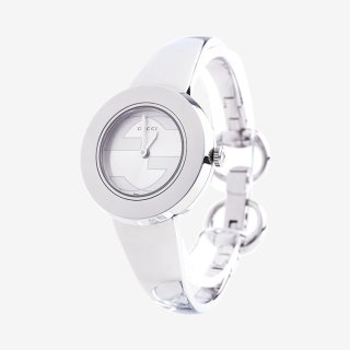 ユープレイ129.5 QZ腕時計 ホワイト×シルバー ヴィンテージ|グッチ GUCCIの商品画像
