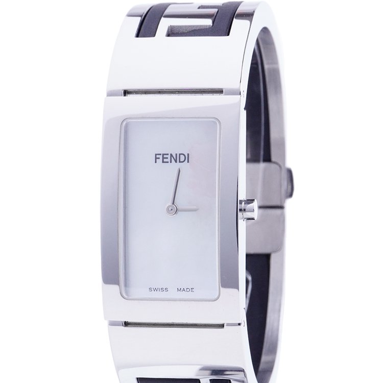 【希少】FENDI フェンディ 腕時計 バングル 3250L シルバー