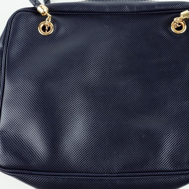 マルコポーロフリンジショルダーバッグ ネイビー ヴィンテージ