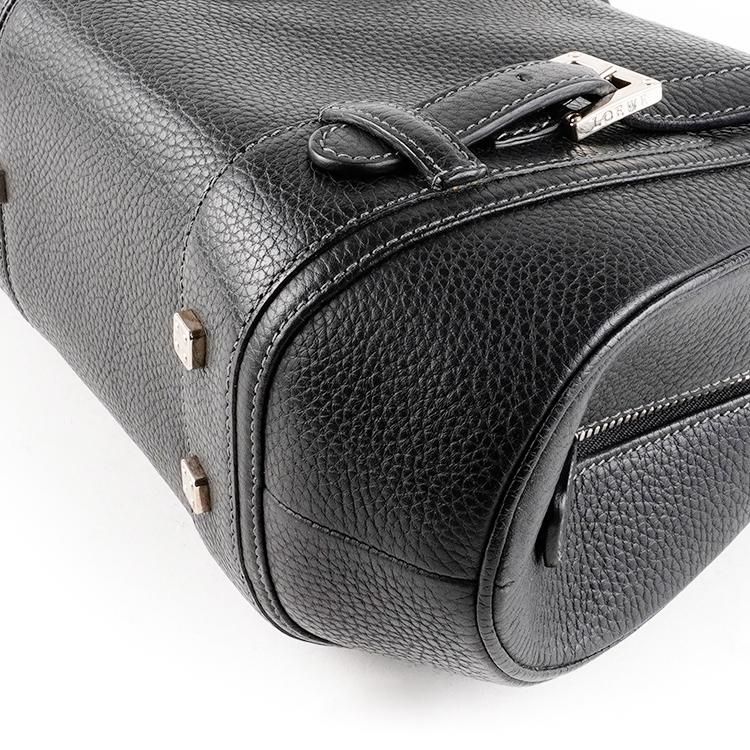 センダレザーハンドバッグ ブラック ヴィンテージ|ロエベ LOEWE センダレザーハンドバッグ ブラック ヴィンテージ|ロエベ LOEWE