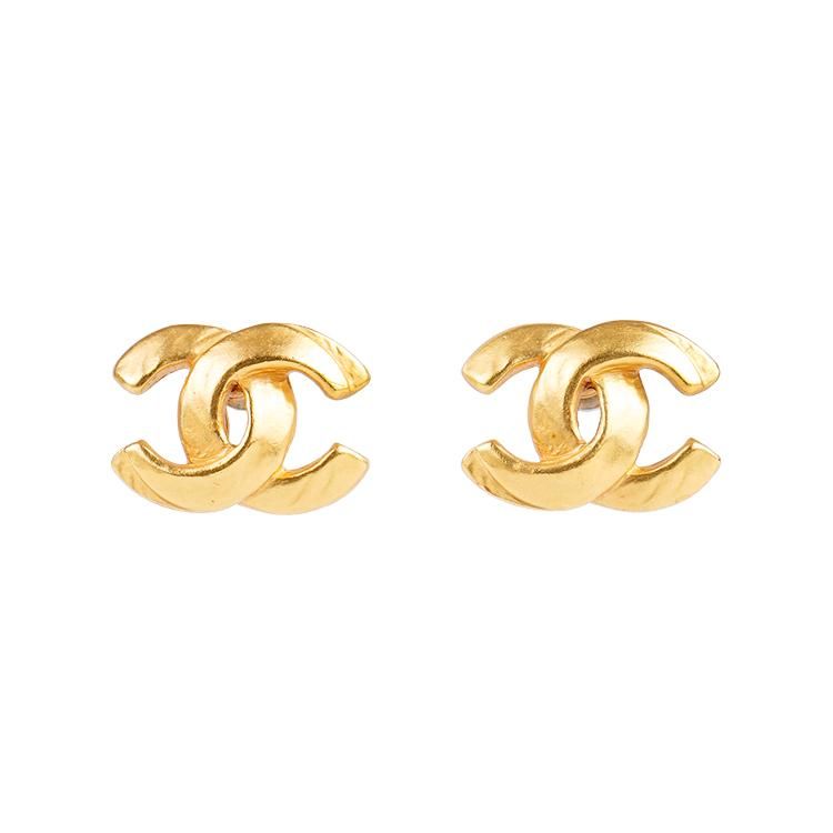 ココマークピアス ゴールド ヴィンテージ|シャネル CHANEL 