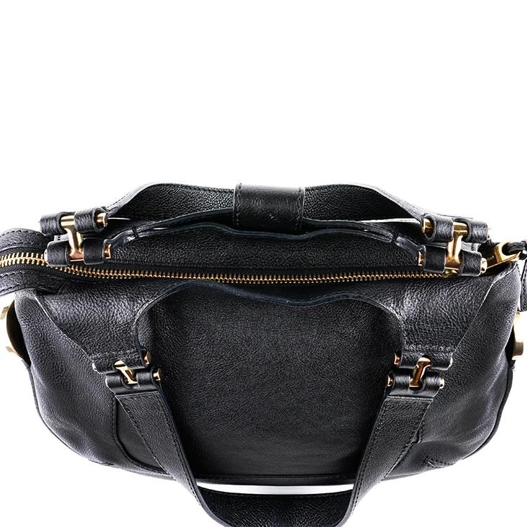 クロエ　Chloe ハンドバッグ 黒　ブラック　レザー　ヴィンテージ レザーハンドバッグ ブラック ヴィンテージ|クロエ Chloe - 【公式