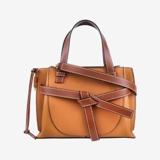 ゲートトップハンドルバッグミニ ライトキャラメル×ピーカン ユーズド|ロエベ LOEWEの商品画像
