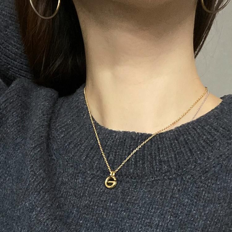 ロゴモチーフネックレス ゴールド ヴィンテージ|ジバンシー